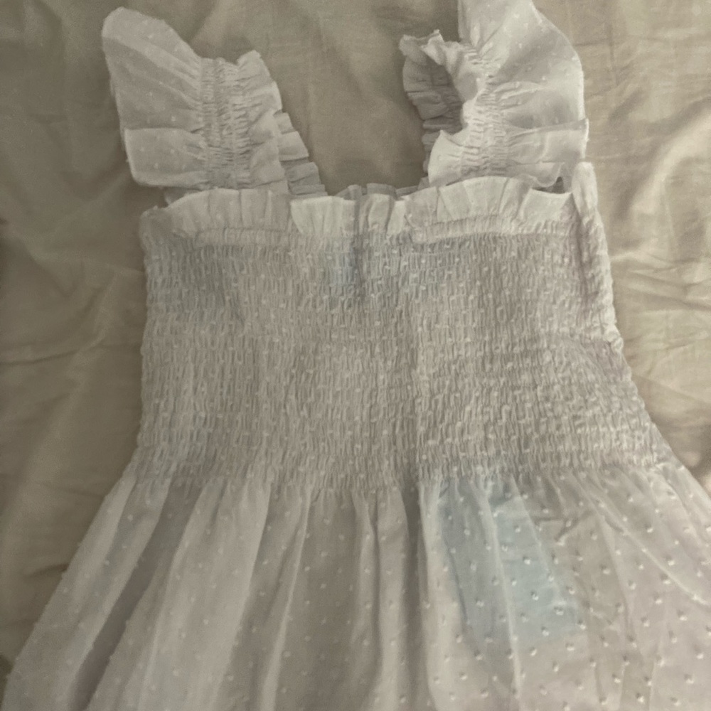 Hill house home ellie sheer white Swiss dot